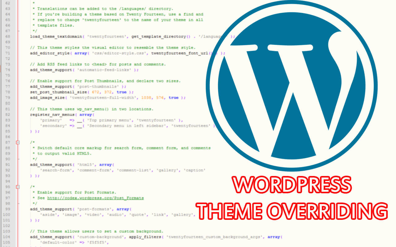 wordpress-theme-overriding