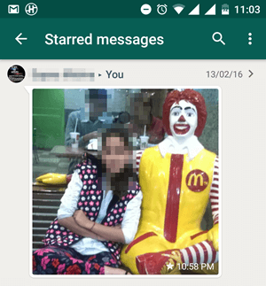 Stared Messages WhatsApp