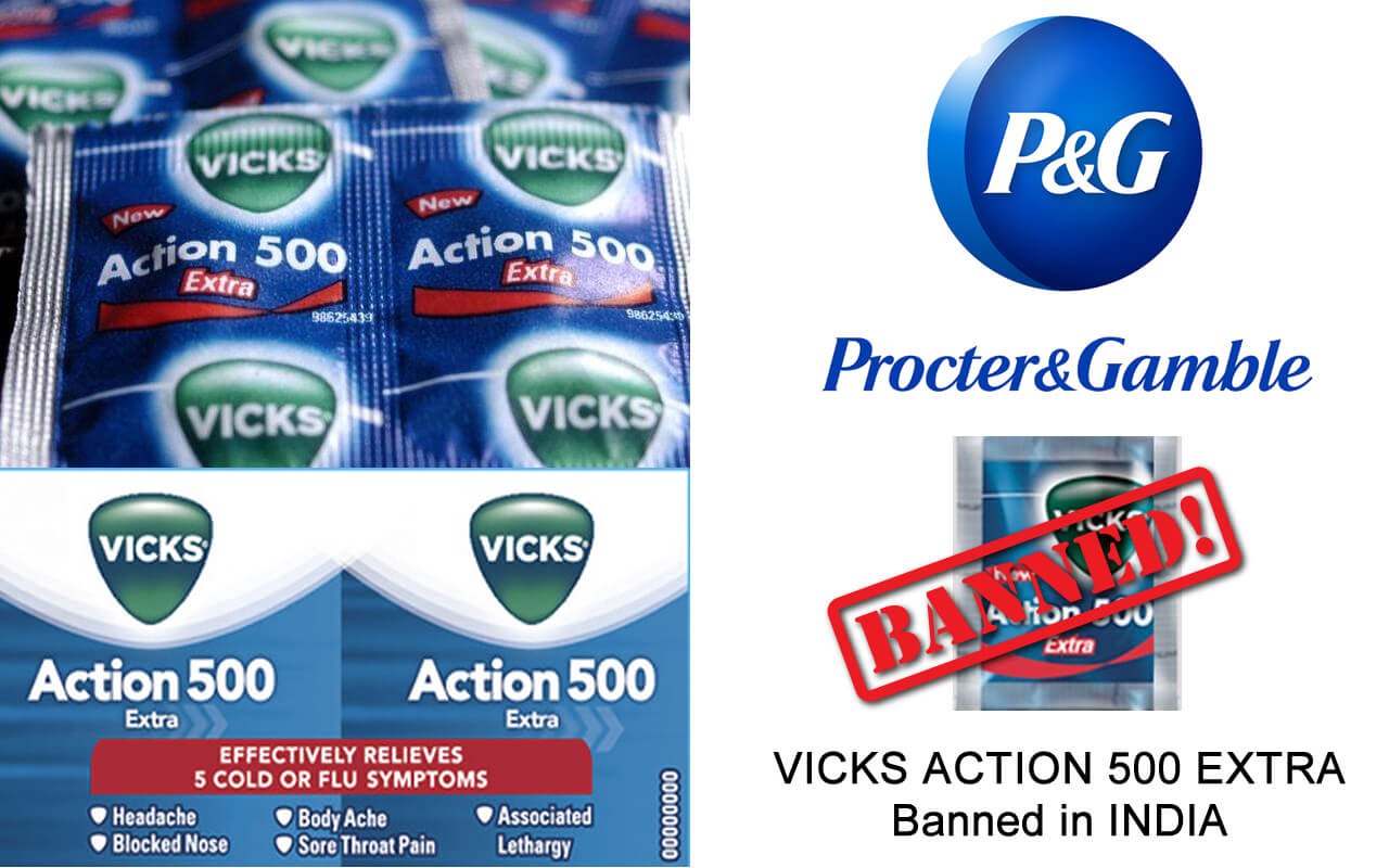 Vicks Action 500 Extra banned in india