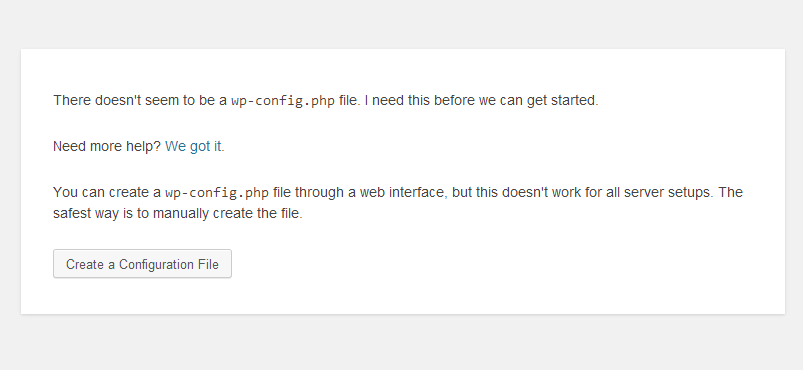 wordpress-intallation-no-config-file